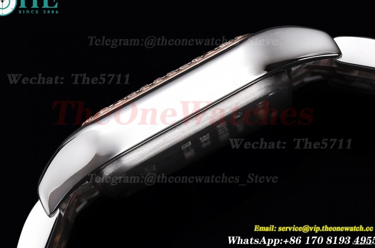 Secrete Ladies RG Dia 8848F Swiss White Panthere 22mm SS De Qtz Dial 0517